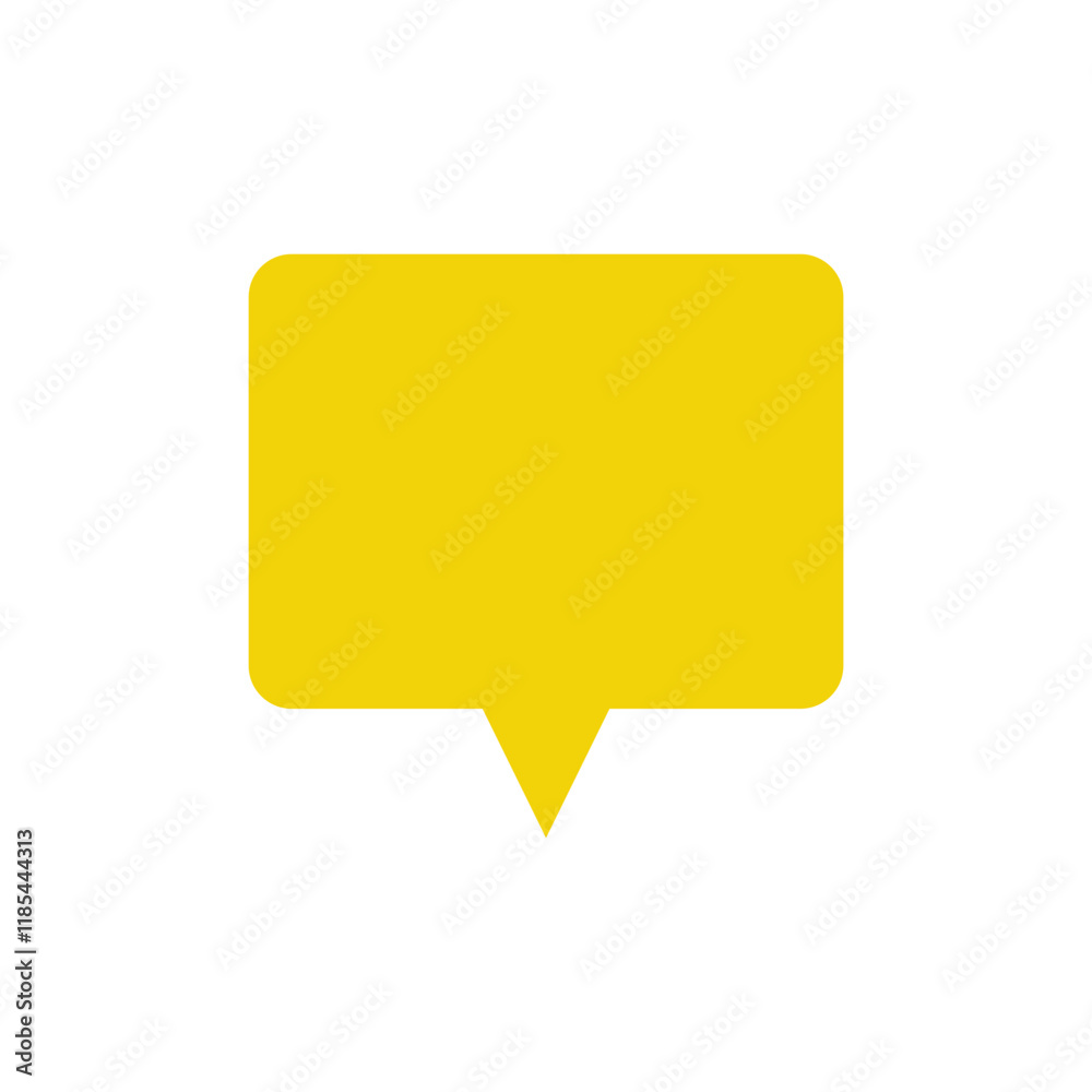 yellow speech bubble yellow speech bubble