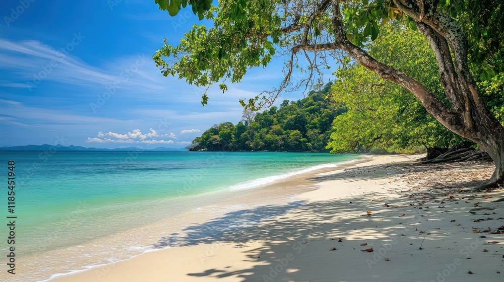 Remote beach with unique tropical vibes and wildlife. Remote beach with unique tropical vibes and wildlife.