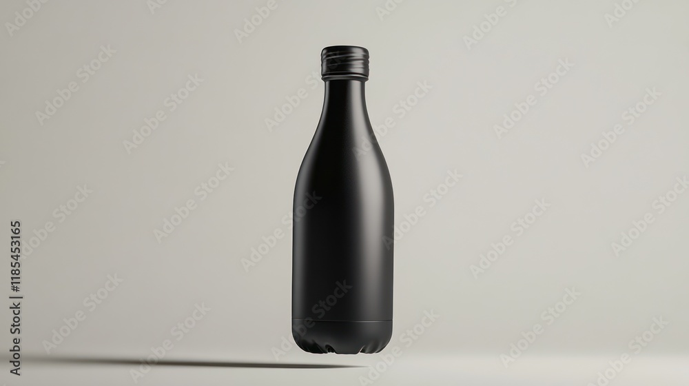 Stylish water bottle in motion. Stylish water bottle in motion.
