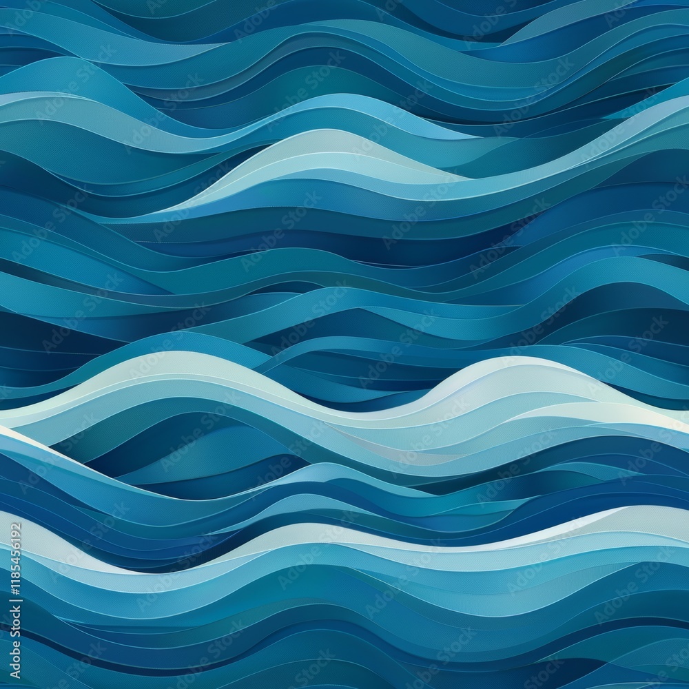 Abstract Waves Pattern in Shades of Blue, Turquoise, and Cyan with Dynamic Flowing Lines for Creative Backgrounds and Designs Abstract Waves Pattern in Shades of Blue, Turquoise, and Cyan with Dynamic Flowing Lines for Creative Backgrounds and Designs
