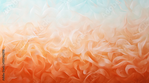 Abstract Coral Sunset: A me...