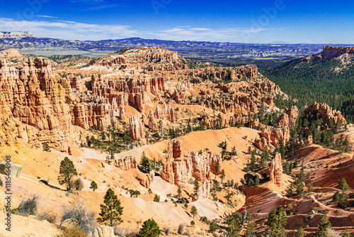 Panoramic Bryce Canyon National Park landscape Utah, USA