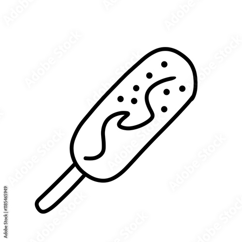 Corndog icon photo