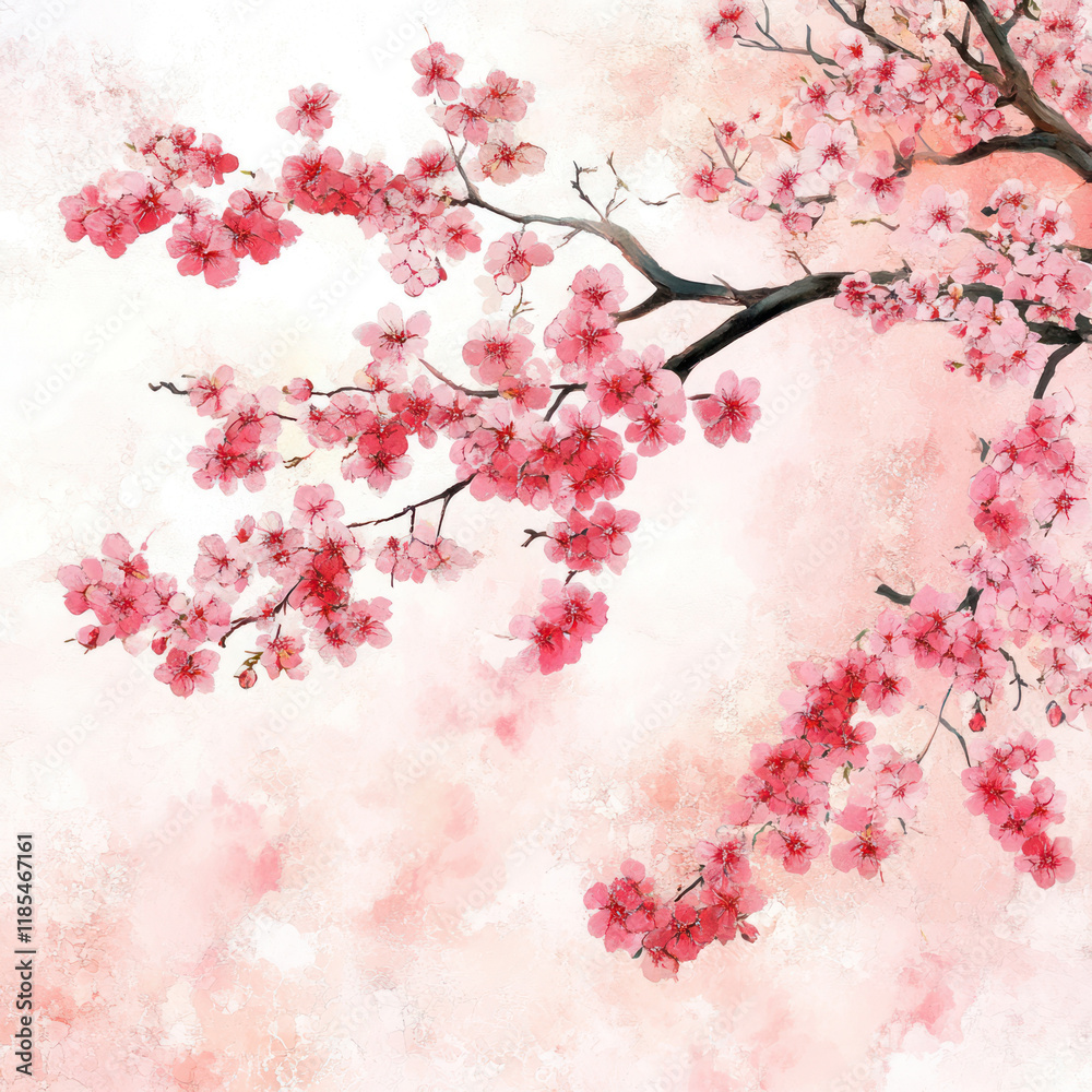 Fototapeta premium cherry blossom background
