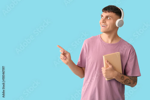 Handsome young happy man in...