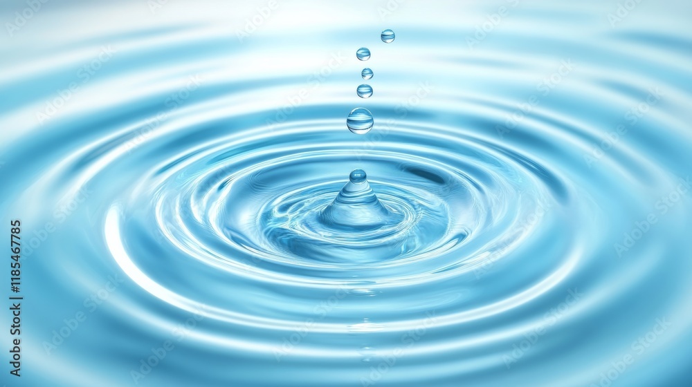Bluewater waves on the surface ripples blurred. Defocus blurred transparent blue colored clear calm water surface texture with splash and bubbles. Water waves with shining pattern texture background. Bluewater waves on the surface ripples blurred. Defocus blurred transparent blue colored clear calm water surface texture with splash and bubbles. Water waves with shining pattern texture background.