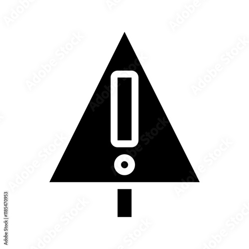 Exclamation mark in triangle. Concept of warning, danger, and caution.