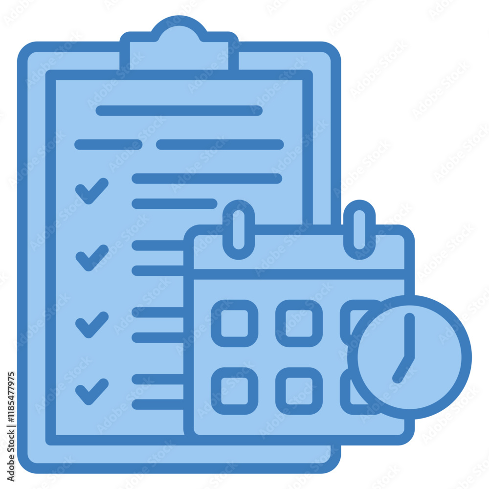 Project Schedule Icon Element For Design Project Schedule Icon Element For Design