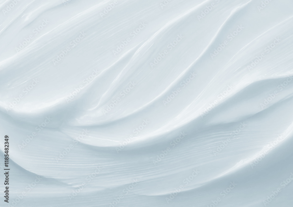 Obraz premium 水色のクリームの背景テクスチャ