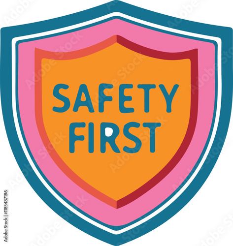isolated safety first icon  Vector, safety first Silhouette, safety first icon set, safety first logo,safety first Vector illustration, Vector Graphic, EPS 10 , clip art work,