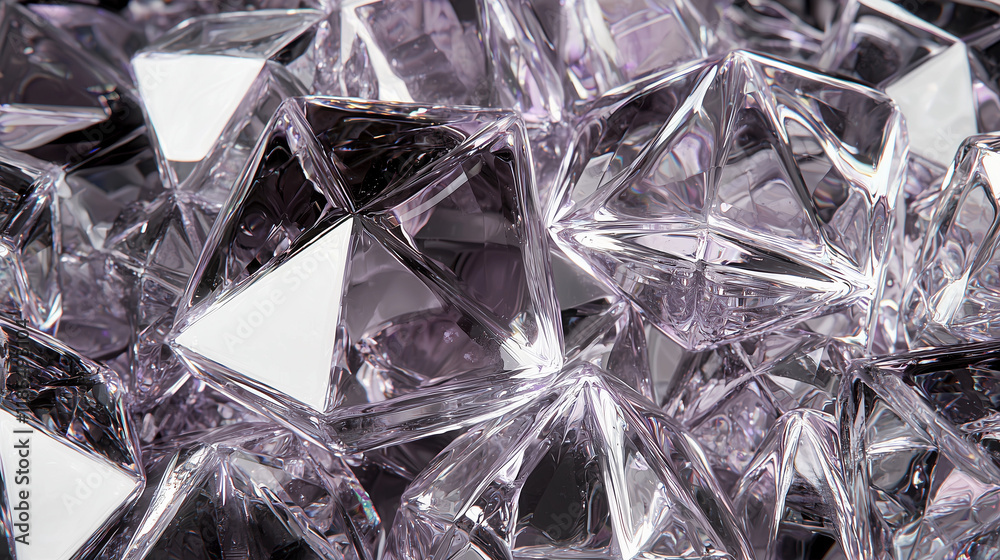 crystal diamond refractions background, snow and winter concept,texture crystal diamond refractions background, snow and winter concept,texture