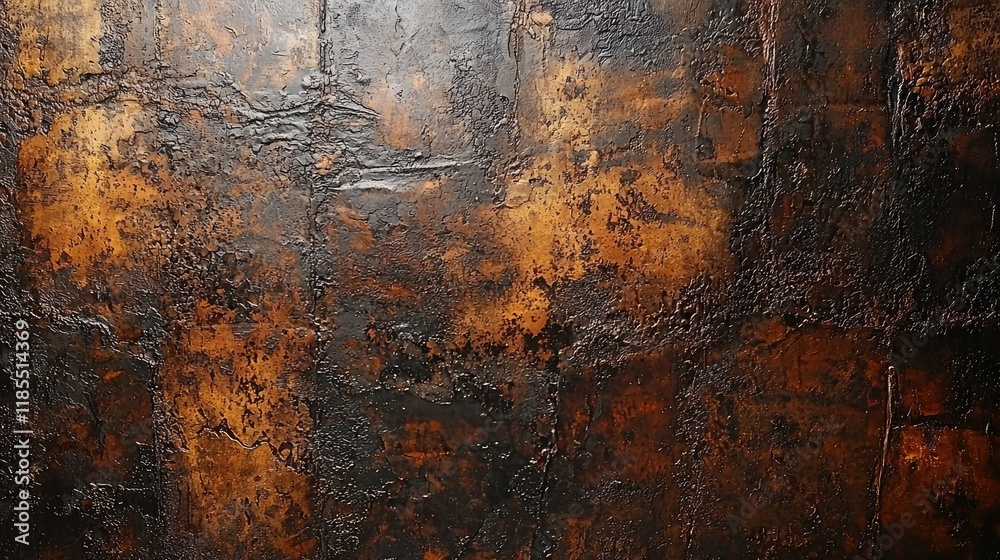 Abstract Dark and Warm Textured Background with Brown, Black, and Orange Hues Abstract Dark and Warm Textured Background with Brown, Black, and Orange Hues