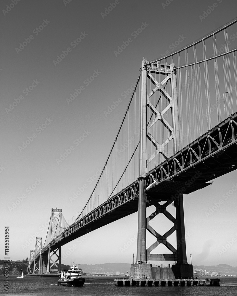 Fototapeta premium San francisco-Oakland Bay Bridge