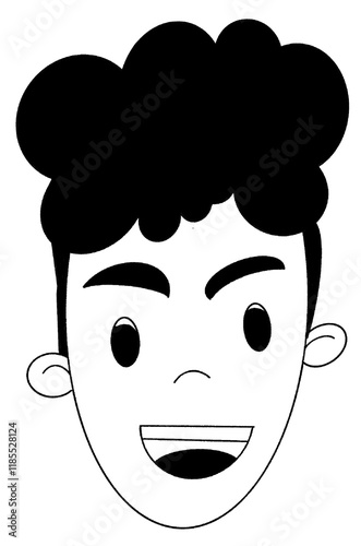 minimal cutie people illustration black and white hand draw 11