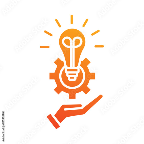 innovation icon element for design