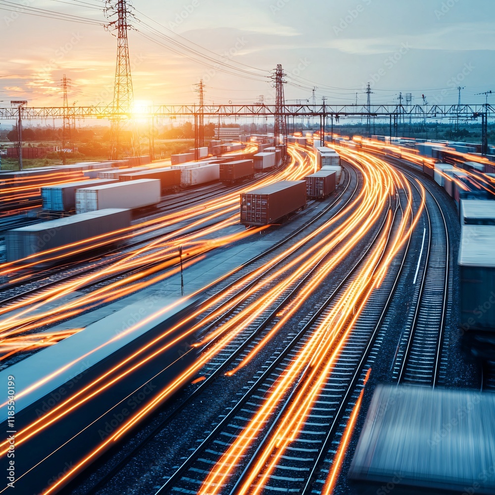 a global logistics network illustrated with interconnected cargo hubs optimized for high-speed delivery a global logistics network illustrated with interconnected cargo hubs optimized for high-speed delivery