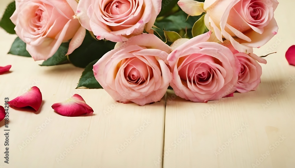 Pink carnations bloom around a beautifully wrapped present and heartfelt thank you card on a soft pastel background, symbolizing gratitude on Mother's Day.and valentine day,123 Pink carnations bloom around a beautifully wrapped present and heartfelt thank you card on a soft pastel background, symbolizing gratitude on Mother's Day.and valentine day,123
