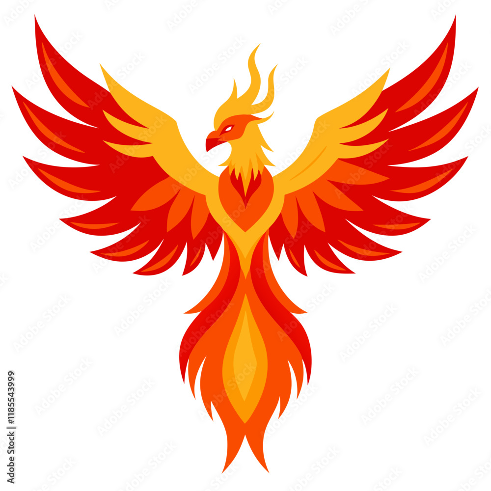 Fototapeta premium Mythical Phoenix Bird