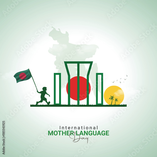 International Mother Language Day Creative Design, Mother Language Day Social media post
