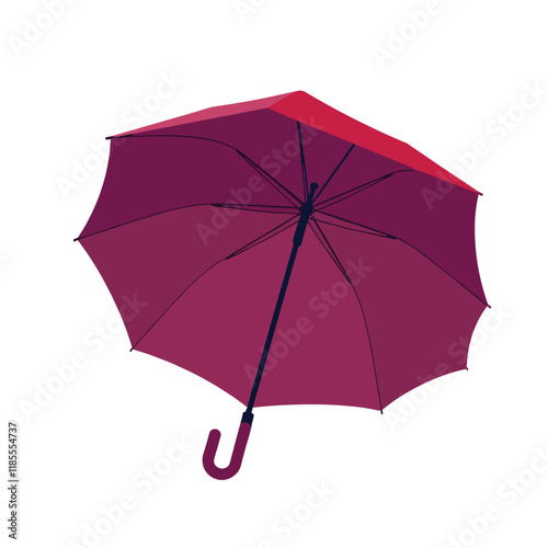 Colorful Open Umbrella Illustration