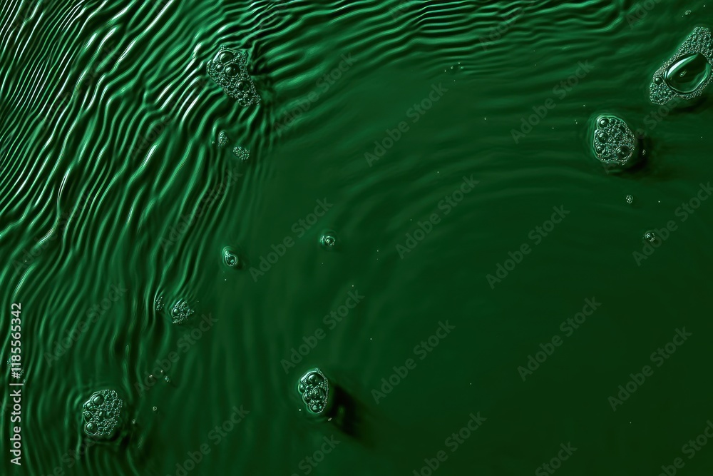 Green Water Ripples: Abstract Nature Background with Sunlit Waves and Copy Space for Cosmetic Products like Moisturizer, Micellar Toner, and Emulsion Green Water Ripples: Abstract Nature Background with Sunlit Waves and Copy Space for Cosmetic Products like Moisturizer, Micellar Toner, and Emulsion