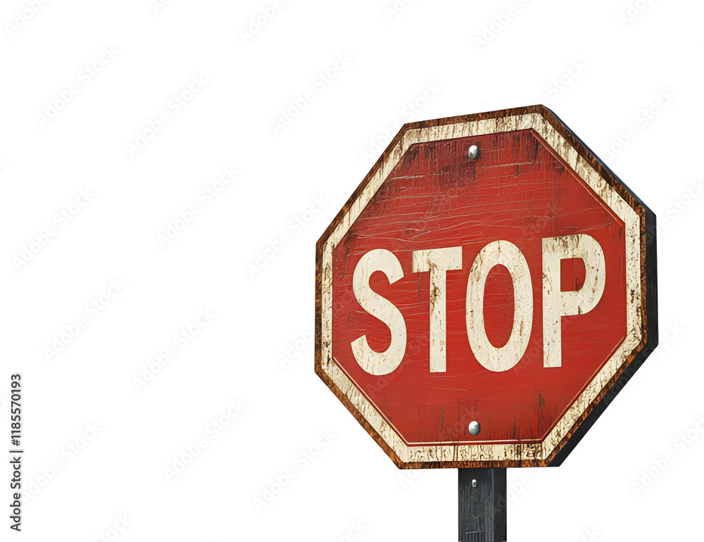 stop sign on transparent background stop sign on transparent background