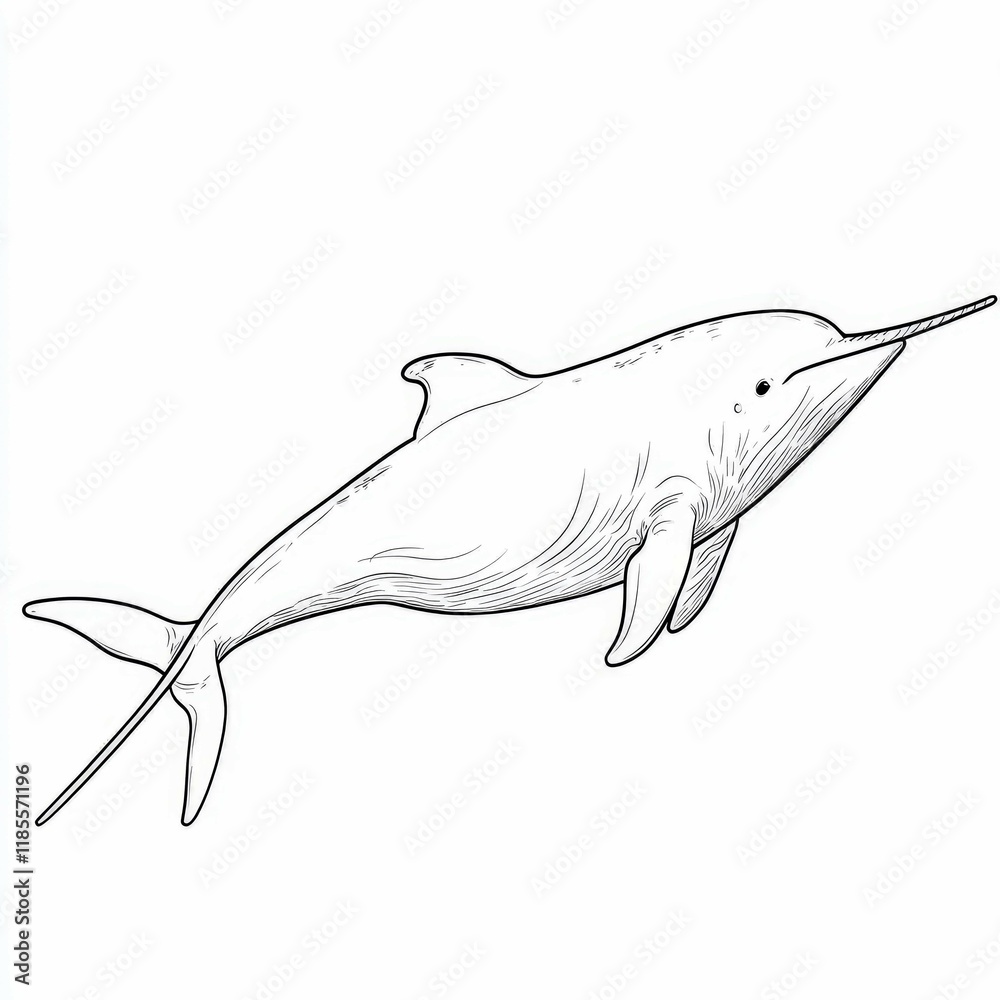 Obraz premium Amazon River Dolphin: A Majestic Creature of the Waters. Discover the beauty and mystery of this endangered species in its natural habitat.
