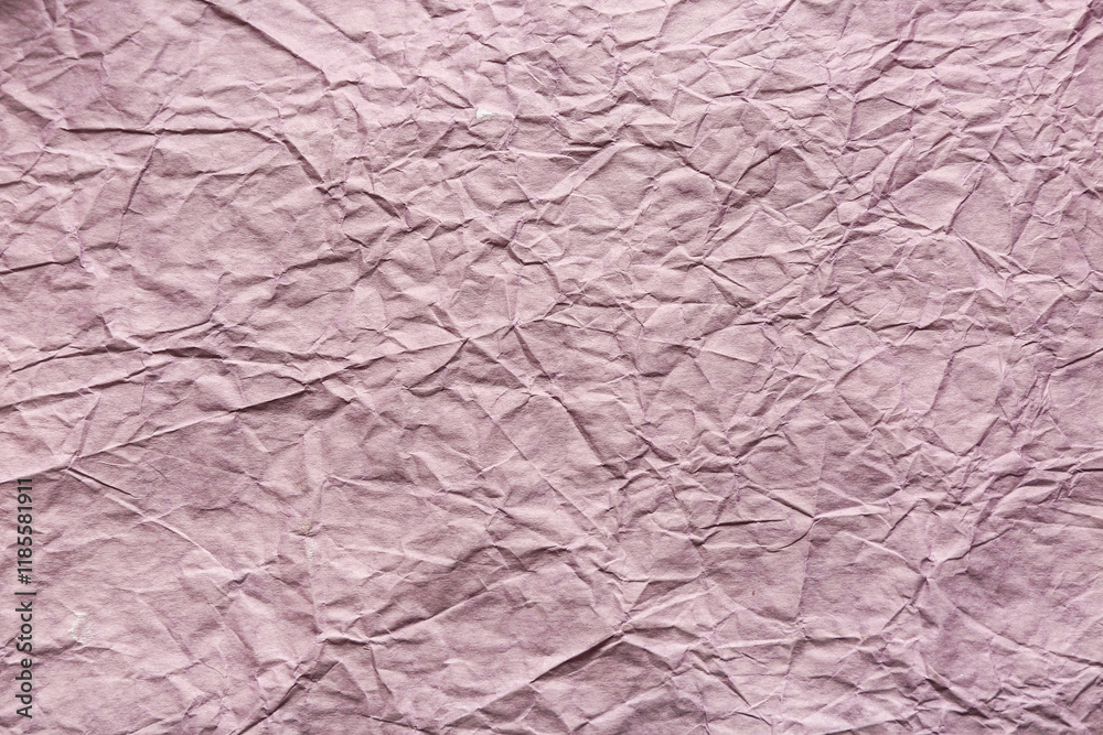 Fototapeta premium Texture of lilac crumpled paper, closeup