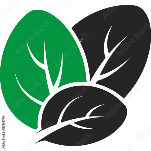 Simple vector icon spinach