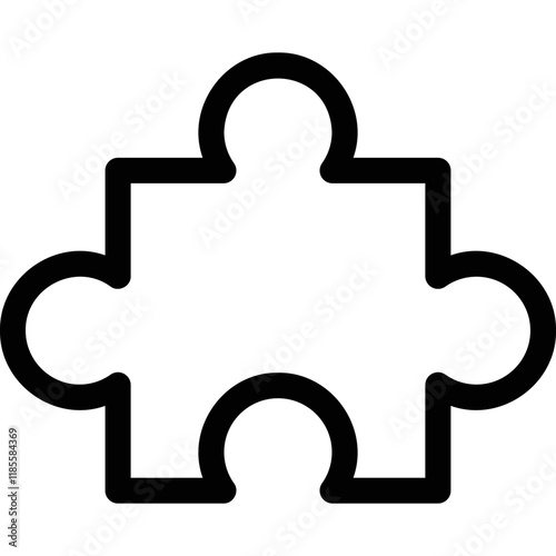 Simple vector icon puzzle
