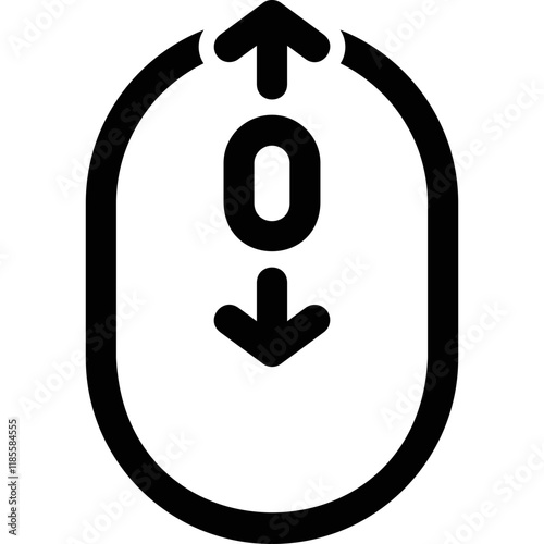 Simple vector icon mouse