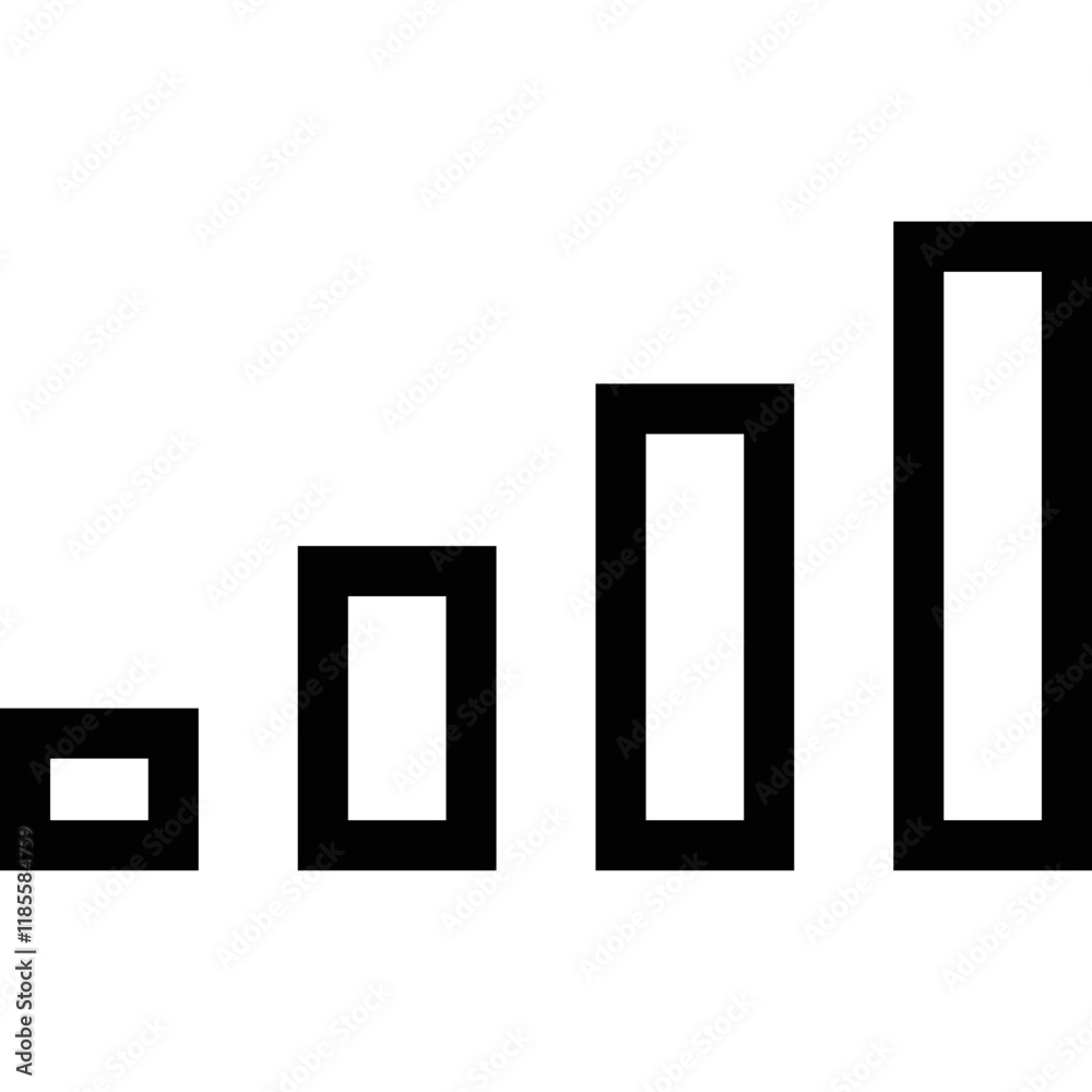 Simple vector icon network indicator
Simple vector icon network indicator