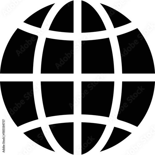 Simple vector icon internet