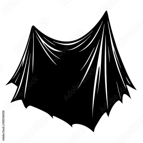 tarp  silhouette vector illustration