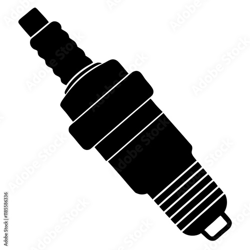  spark plug socket  silhouette vector illustration