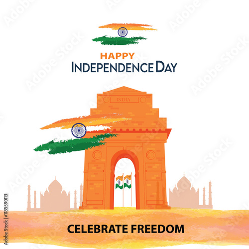 Happy Independence Day with India Gate