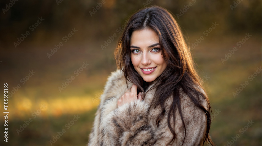 portrait of a woman in a garden portrait of a woman in a garden