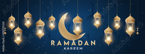Oriental Greeting Design for Culture or Islamic Theme. Eid Al-Fitr Mubarak, Ramadan Kareem, Islamic Style Greeting Background Collection Set with Arabic Ornaments. 