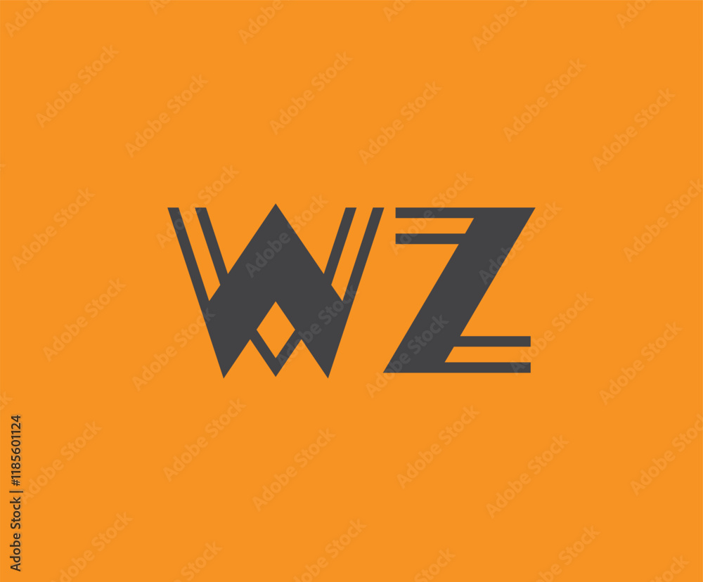 W and Z logo design. WZ abstract Letters Logo Monogram. This logo design is the process of creating a visual symbol that represents a brand, company, or individual. W and Z logo design. WZ abstract Letters Logo Monogram. This logo design is the process of creating a visual symbol that represents a brand, company, or individual.