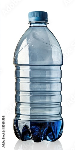 Isolated Plastic Soda Bottle: Litre of Cola Drink on White Background