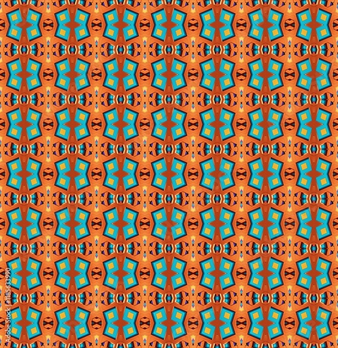 Rich Red Pattern. Bold Gradient Composition Featuring Layered Visual Symmetry and Artistic Color Bl
