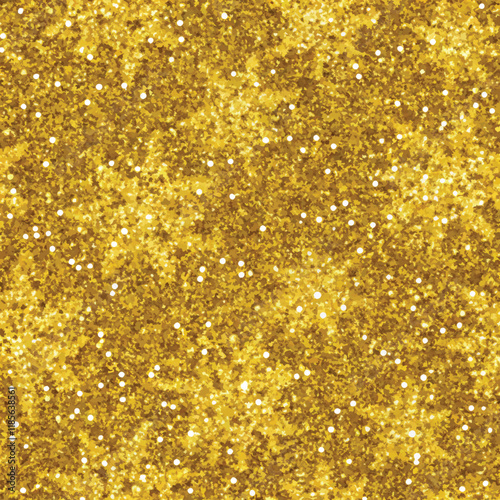 Starlit Spark,  Gold glitter shiny vector background.