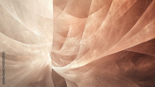 Warm abstract peach tone texture with flowing curves and soft gradients for elegant design backgrounds.