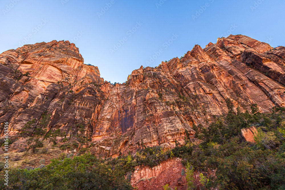 Majestic beauty of Zion National Park. Majestic beauty of Zion National Park.
