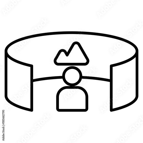 Virtual tour icon