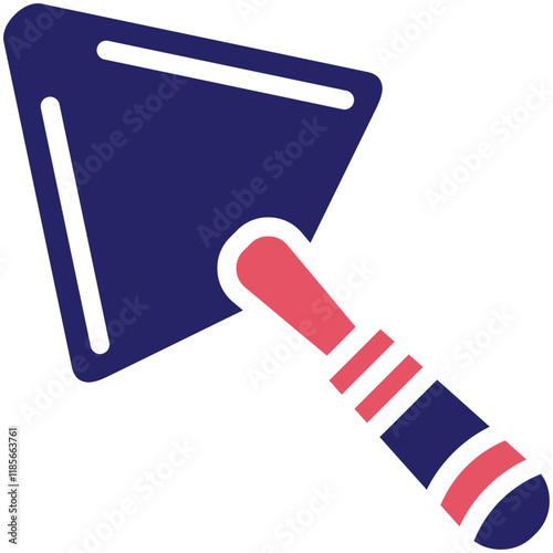 Trowel vector icon illustration of Home Improvements iconset.