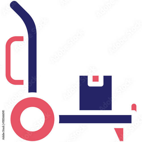 Box Carrier vector icon illustration of Business & Economy iconset.