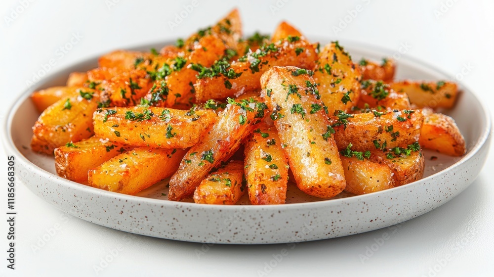 Crispy Roasted Potato Wedges with Fresh Herbs Crispy Roasted Potato Wedges with Fresh Herbs