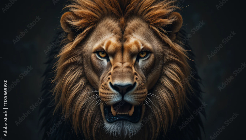 Fototapeta premium a lion