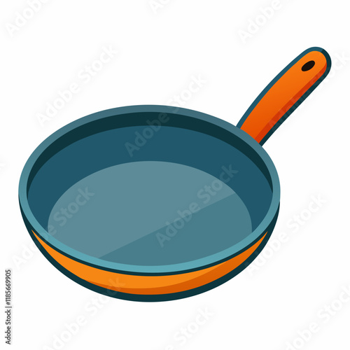 colorful illustration of a frying pan